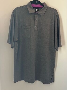 FJ FootJoy Polo Golf Shirt Mens Short Sleeve‎ Performance
